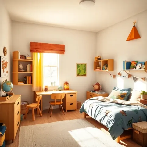 pokój dla chłopca inspiracje