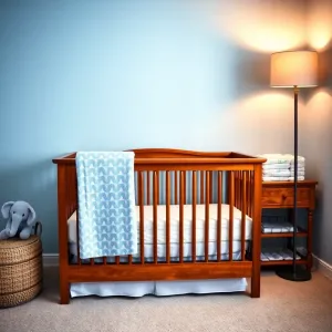 pokój dla chłopca niemowlaka