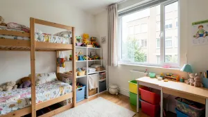 Pokój dla dwójki dzieci w bloku