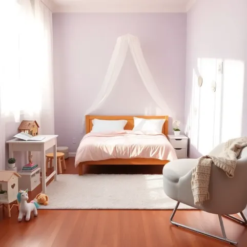 pokój dla dziewczynki 8 lat