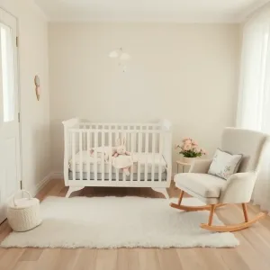 pokój dla dziewczynki niemowlaka