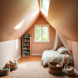 Pokój dziecięcy na poddaszu inspiracje