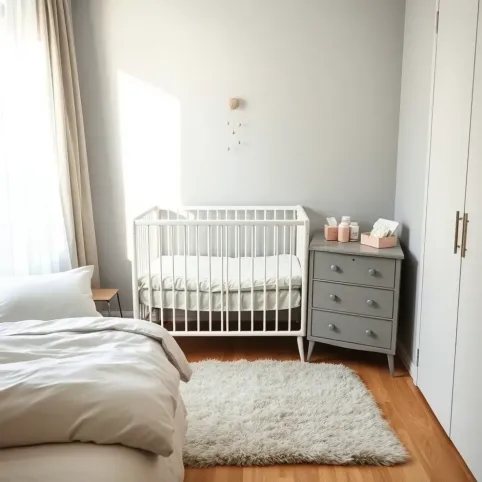 Pokój dziecka w sypialni rodziców