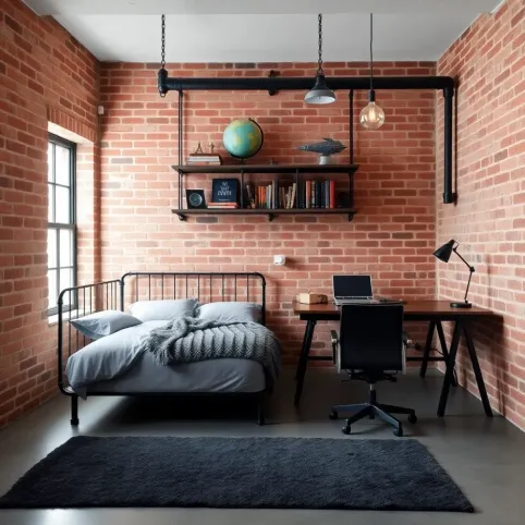 Pokój loftowy dla chłopaka