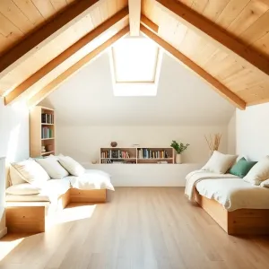 Pokój na poddaszu dla rodzeństwa