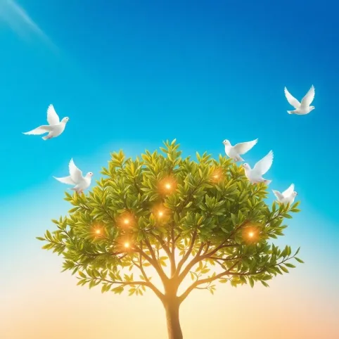 Pokój na świecie grafika