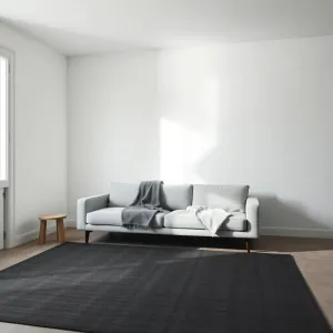 Pokój w odcieniach szarości i bieli