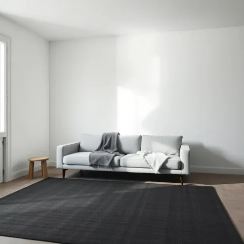 Pokój w odcieniach szarości i bieli