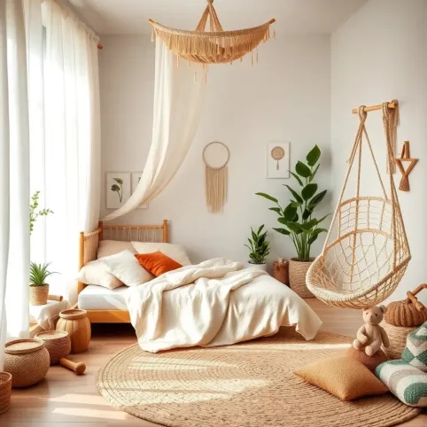 Pokój w stylu boho dla dziewczynki