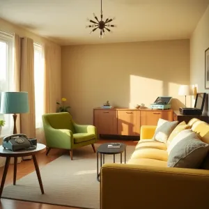 Pokój w stylu retro