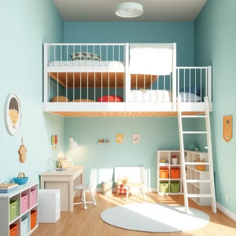 Pokój z antresolą dla dzieci