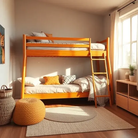 Pokój z łóżkiem piętrowym inspiracje