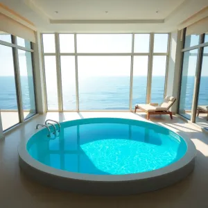 Pokój z prywatnym jacuzzi nad morzem