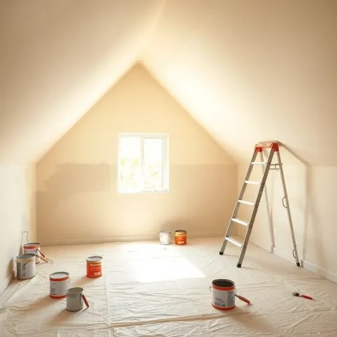 Pokój ze skosami jak pomalować