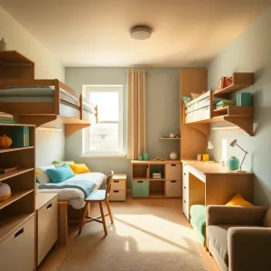 Pomysł na mały pokój dla dwójki dzieci