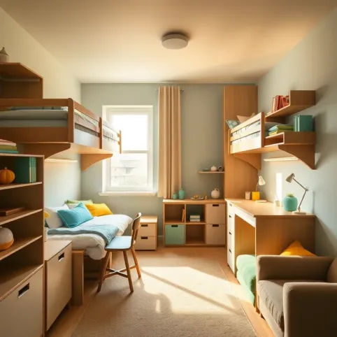 Pomysł na mały pokój dla dwójki dzieci