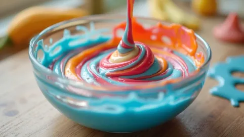 Przepis na slime bez aktywatora