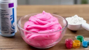 Przepis na slime z pianki do golenia bez kleju