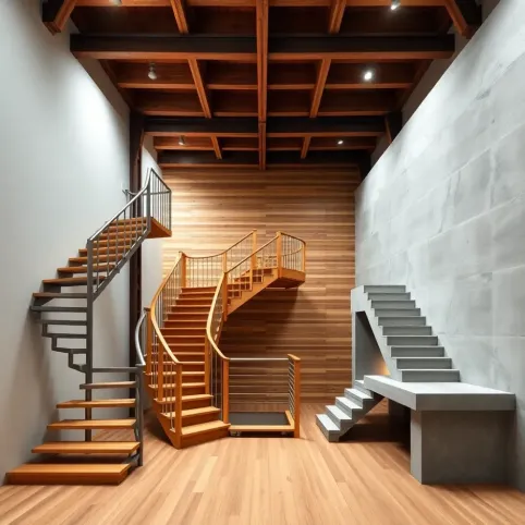 Rodzaje schodów ze względu na konstrukcję