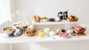 schemat bufetu śniadaniowego