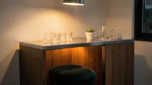 simple mini bar design