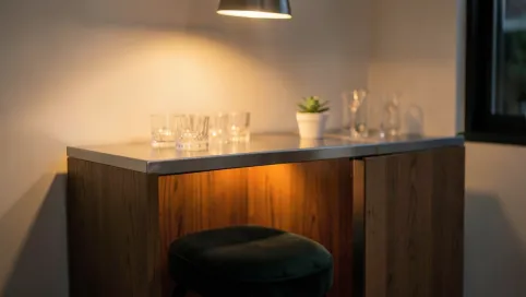 simple mini bar design