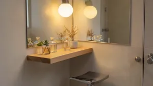 simple mini bar design for living room