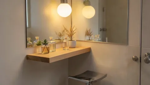 simple mini bar design for living room