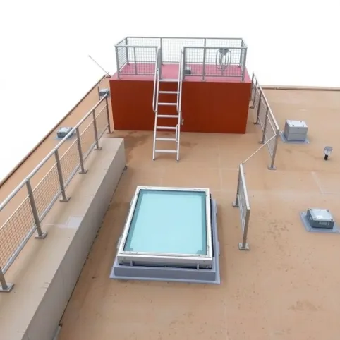 Stałe konstrukcje lub urządzenia chroniące pracownika przed upadkiem z wysokości