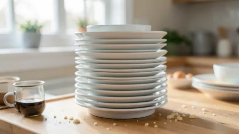 Stojak bufetowy na talerze