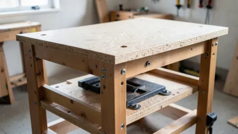 Stół warsztatowy z płyty OSB