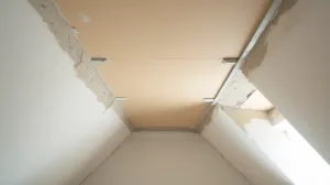 sufit na poddaszu z płyt gk