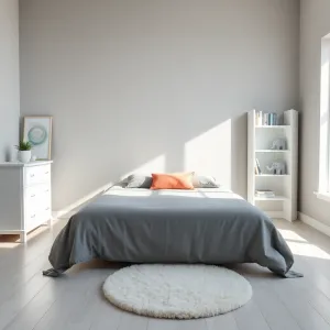 Szary pokój dla dziewczynki