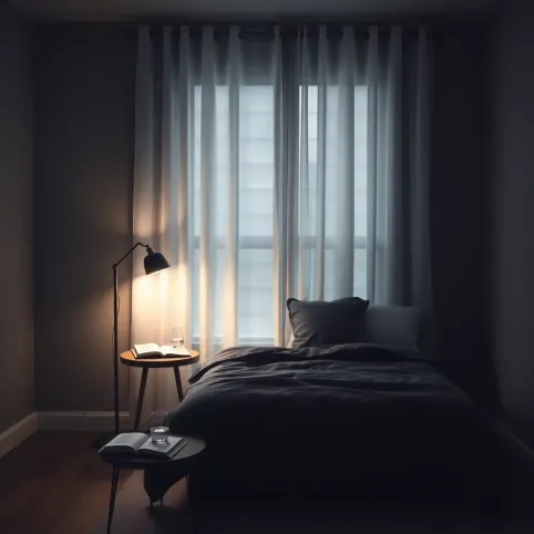 Szary pokój dla nastolatki