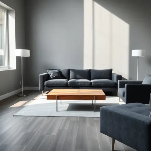 szary pokój jakie meble