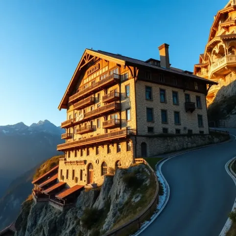 Szwajcaria hotel na zakrecie