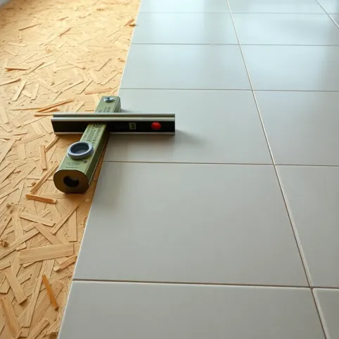 Układanie płytek na płytę OSB