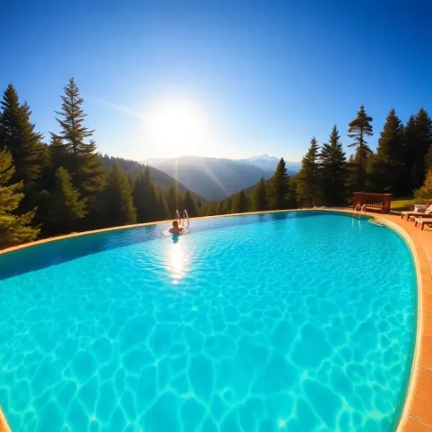 Wakacje z dziećmi w górach z basenem