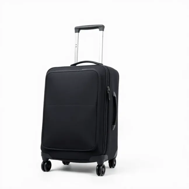 Walizka materiałowa na 4 kółkach średnia