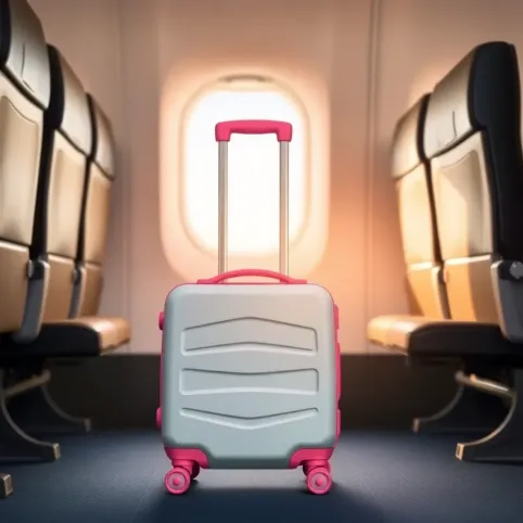 Walizka na kółkach dla dzieci do samolotu
