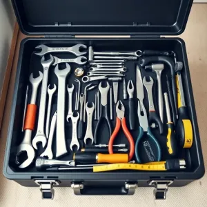 Walizka narzędziowa z wyposażeniem