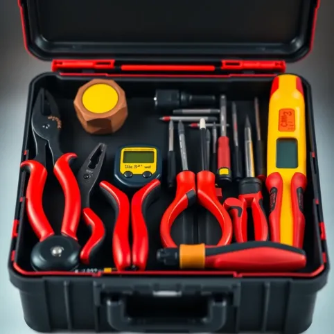 Walizka narzędziowa z Wyposażeniem dla elektryka