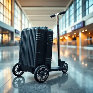 Walizka z hulajnogą