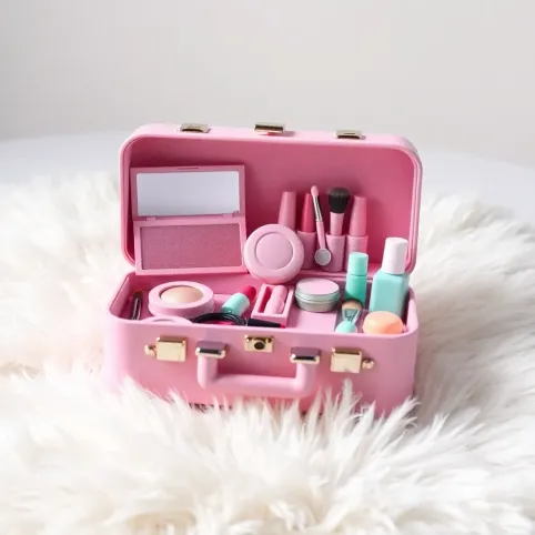 Walizka z kosmetykami dla dziewczynki