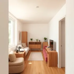 Wąski pokój inspiracje