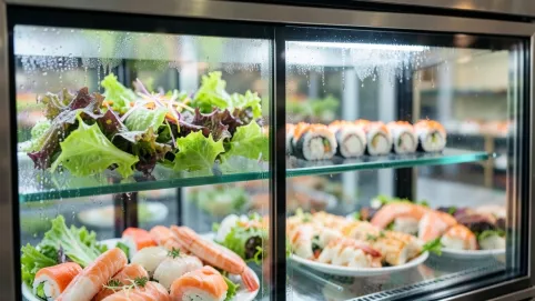 Witryna bufetowa chłodząca