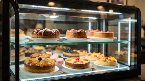 Witryna bufetowa na ciasto