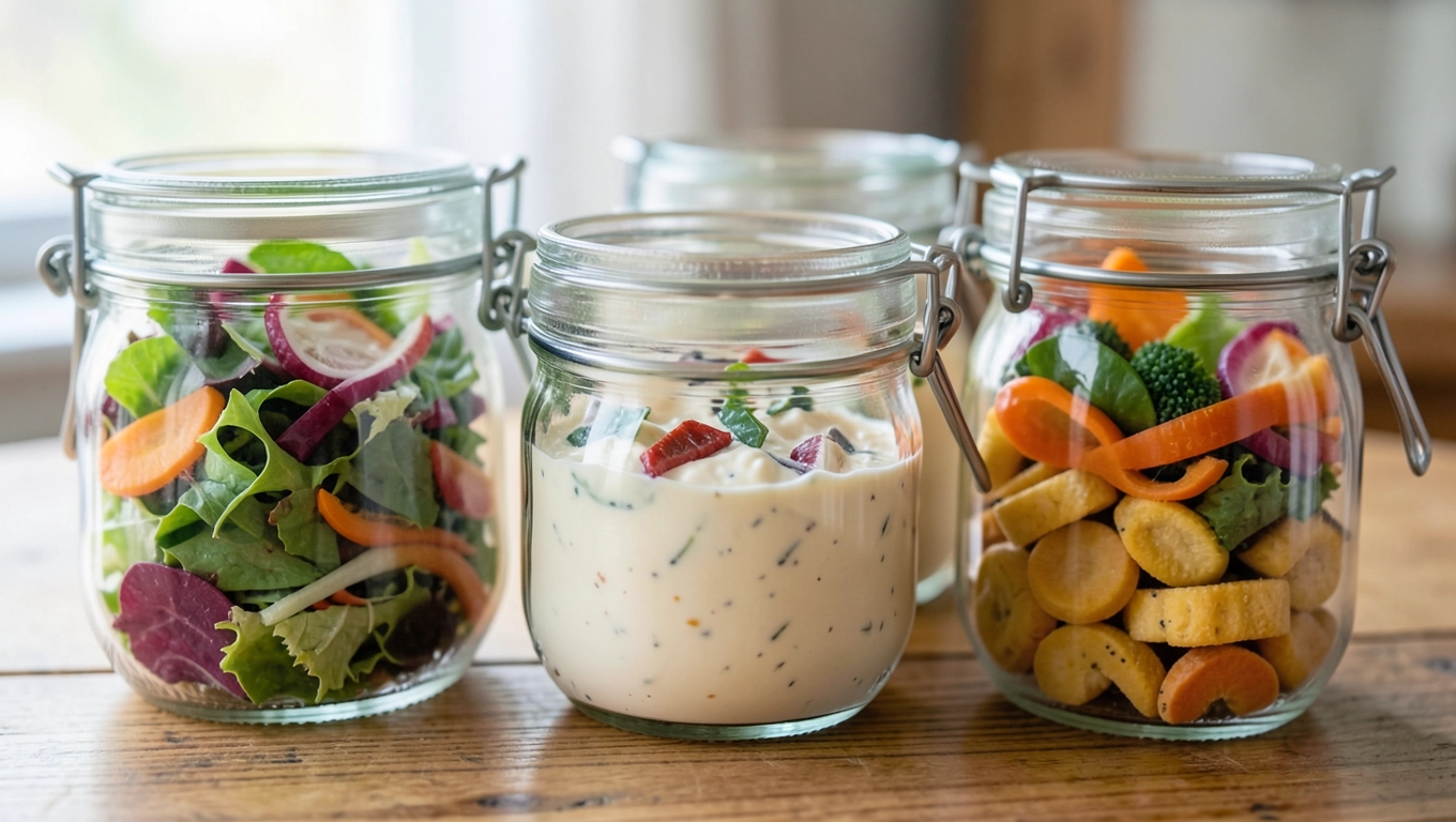 Słoiki bufetowe z klamrami