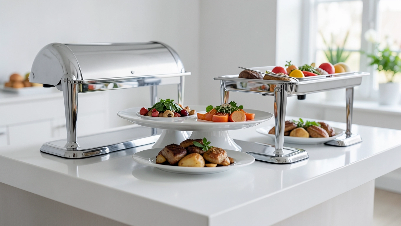 Stalowe stojaki bufetowe