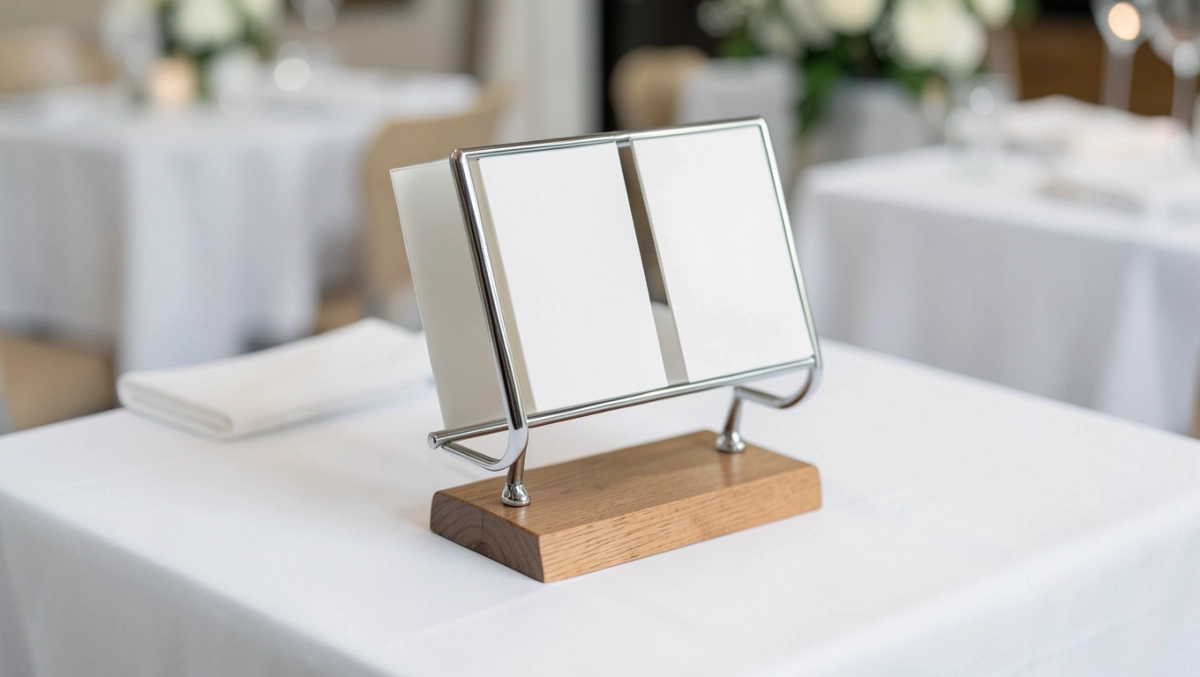 Stojak bufetowy na etykiety